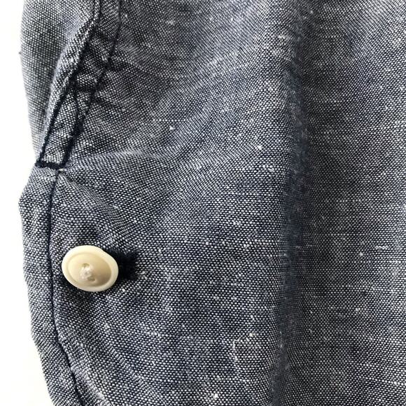 Outerknown M short sleeve button down hemp shirt sustainable lightweight - Picture 8 of 9